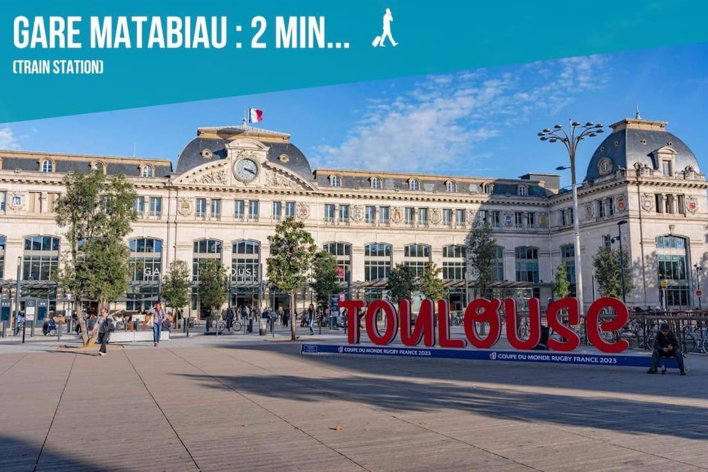 Duplex - Centre - Gare Matabiau Apartment Toulouse Bagian luar foto