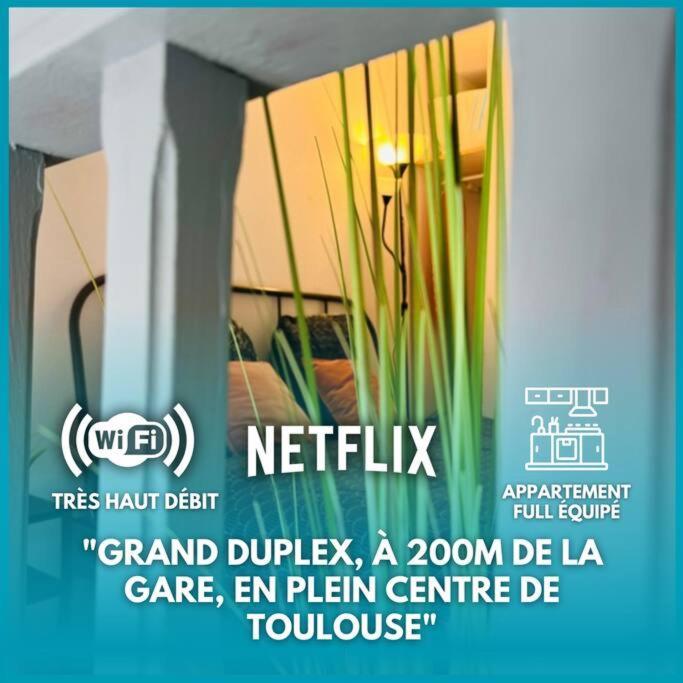 Duplex - Centre - Gare Matabiau Apartment Toulouse Bagian luar foto